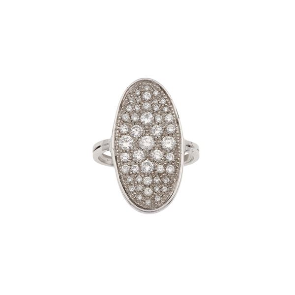 Diamond and gold ring