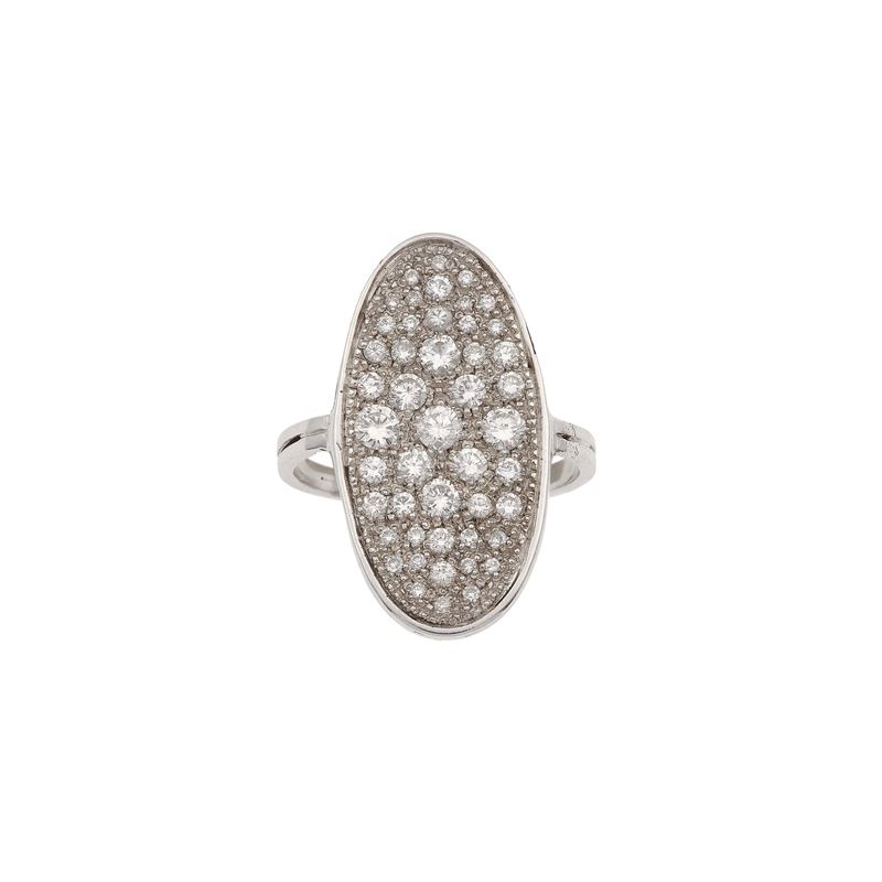 Diamond and gold ring  - Auction Fine Jewellery - Cambi Casa d'Aste