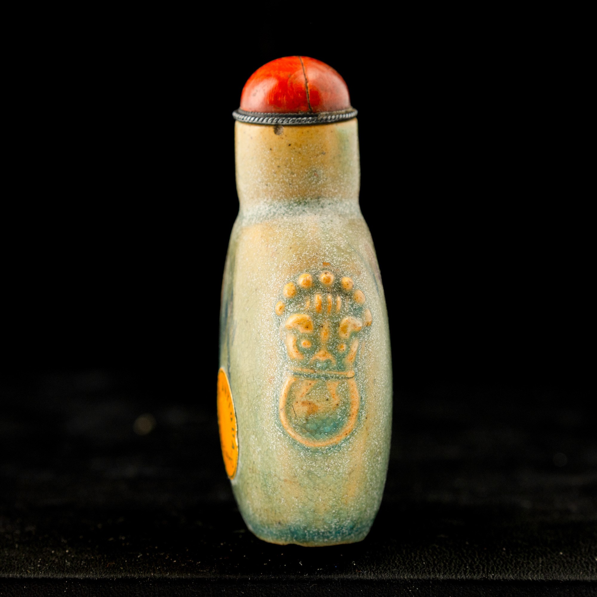 Snuff bottle in terracotta, Cina, XX secolo