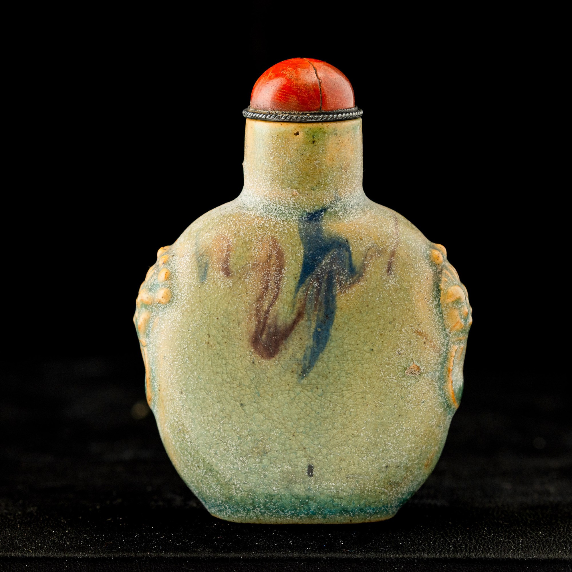 Snuff bottle in terracotta, Cina, XX secolo