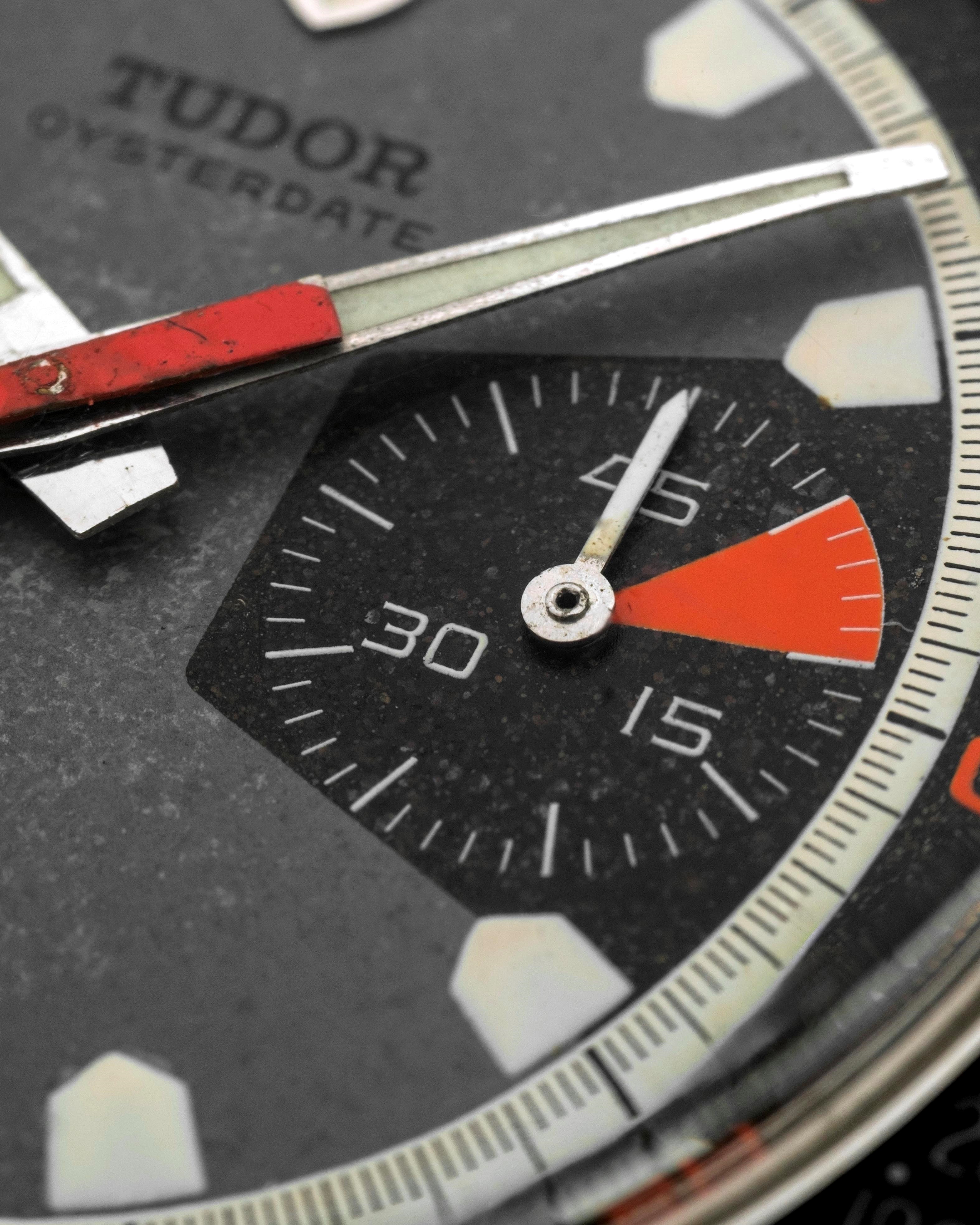 Tudor - Montecarlo ref. 7031/0 “Home Plate”, cronografo in acciaio con quadrante grigio e Valjoux...
