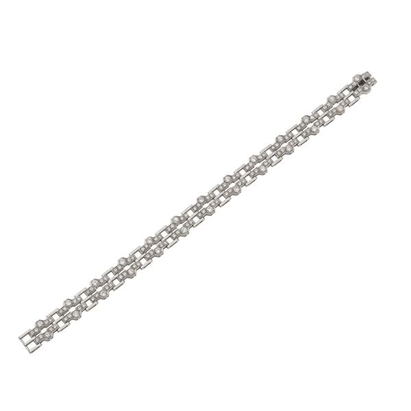 Castelli. Bracciale con piccoli diamanti