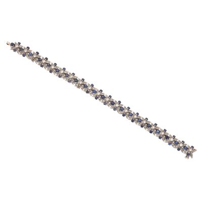 Bracciale con Zaffiri e Diamanti