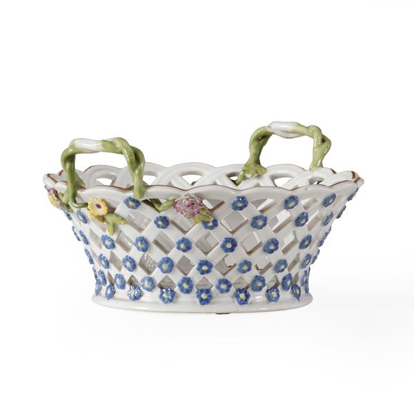 Cestino  Meissen, metà del XVIII secolo