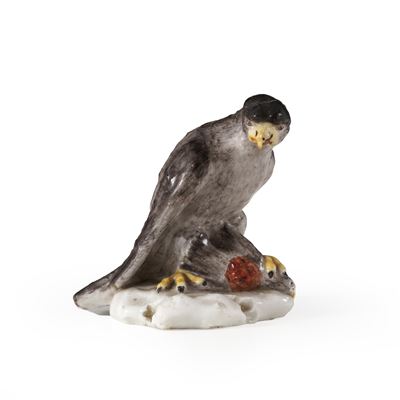 Gricci (modello), Figurina di aquila, porcellana, Napoli, Capodimonte