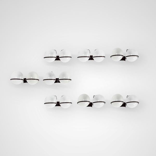 Gino Sarfatti - Otto lampade da parete mod 238/2