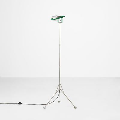 Lampada da terra mod. Sintesi, alluminio e metallo, 1975