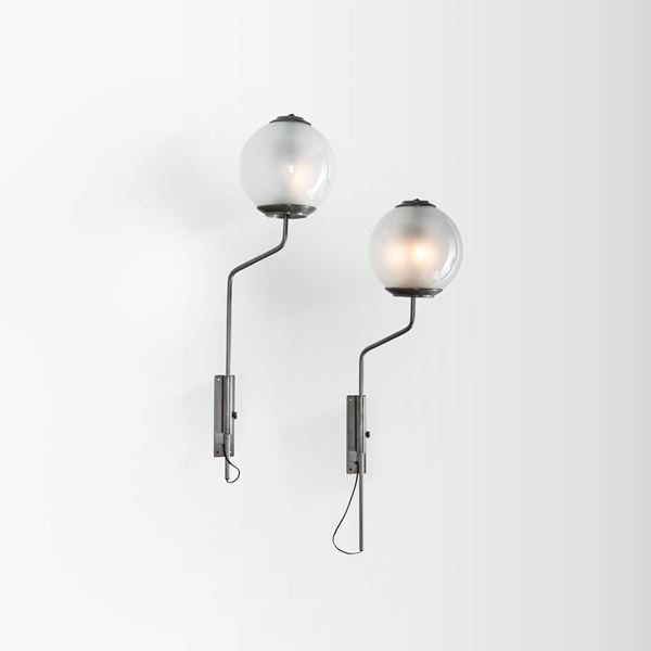 Luigi Caccia Dominioni - Due lampade a parete mod. LP11