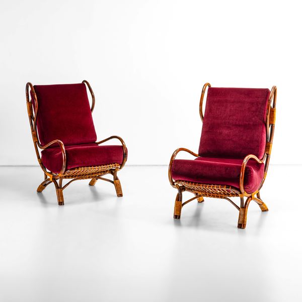 Due poltrone mod. BP16 Continuum.