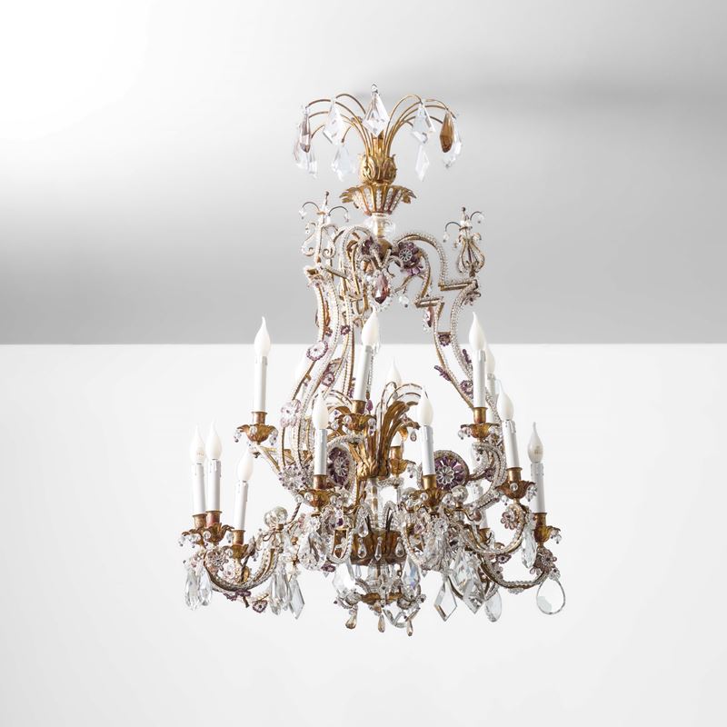Grande lampadario. Francia, XIX secolo  - Auction Italian Mansions - Cambi Casa d'Aste