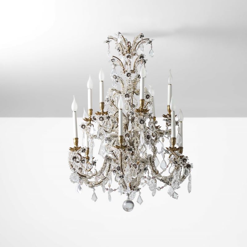 Grande lampadario. Francia, XIX secolo  - Auction Italian Mansions - Cambi Casa d'Aste