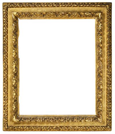 Italia, Cornice, legno intagliato dorato e bulinato (XVIII secolo)