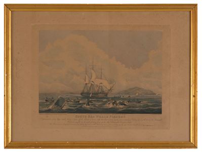 South Sea Whale Fishery, stampa, 80 x 60 cm