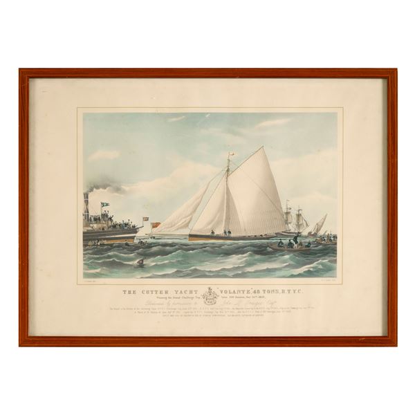 Stampa "the cutter yacht volante"