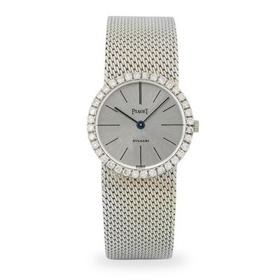 Lady Diamonds 926 in oro bianco 18k con diamanti e bracciale integrato, quadrante Argentè Soleil,...