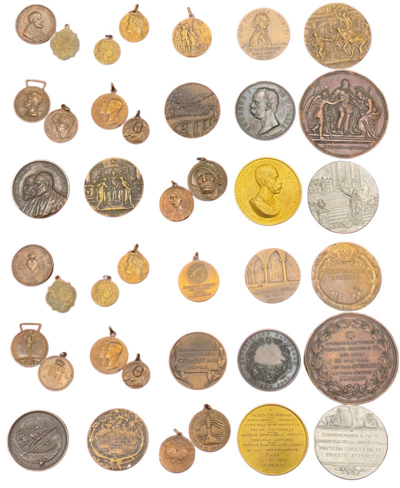 ITALIA. Lotto di venti medaglie.  - Asta Numismatica Light - Cambi Casa d'Aste