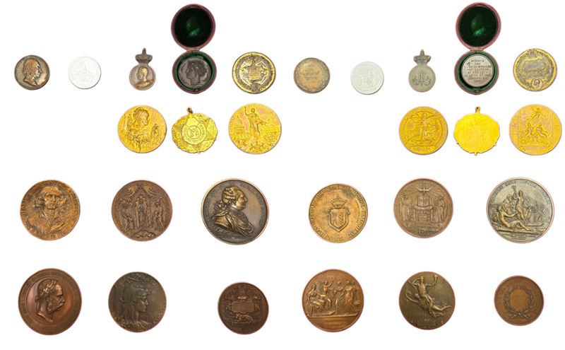 ESTERO. Lotto di quattordici medaglie.  - Asta Numismatica Light - Cambi Casa d'Aste