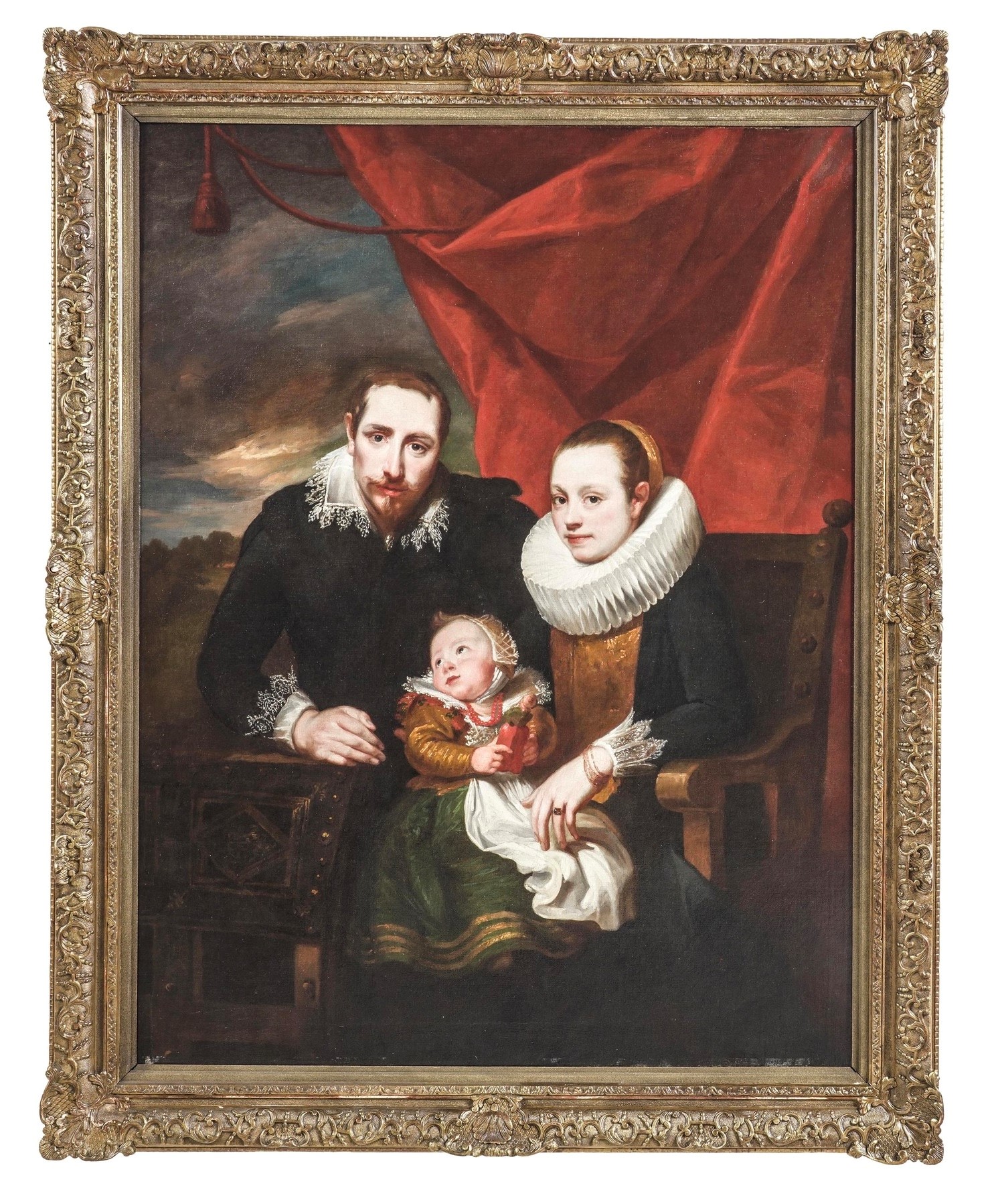 Antoon Van Dyck - Ritratto di famiglia, olio su tela