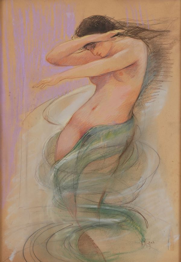 Pittore del XIX-XX secolo Figura femminile