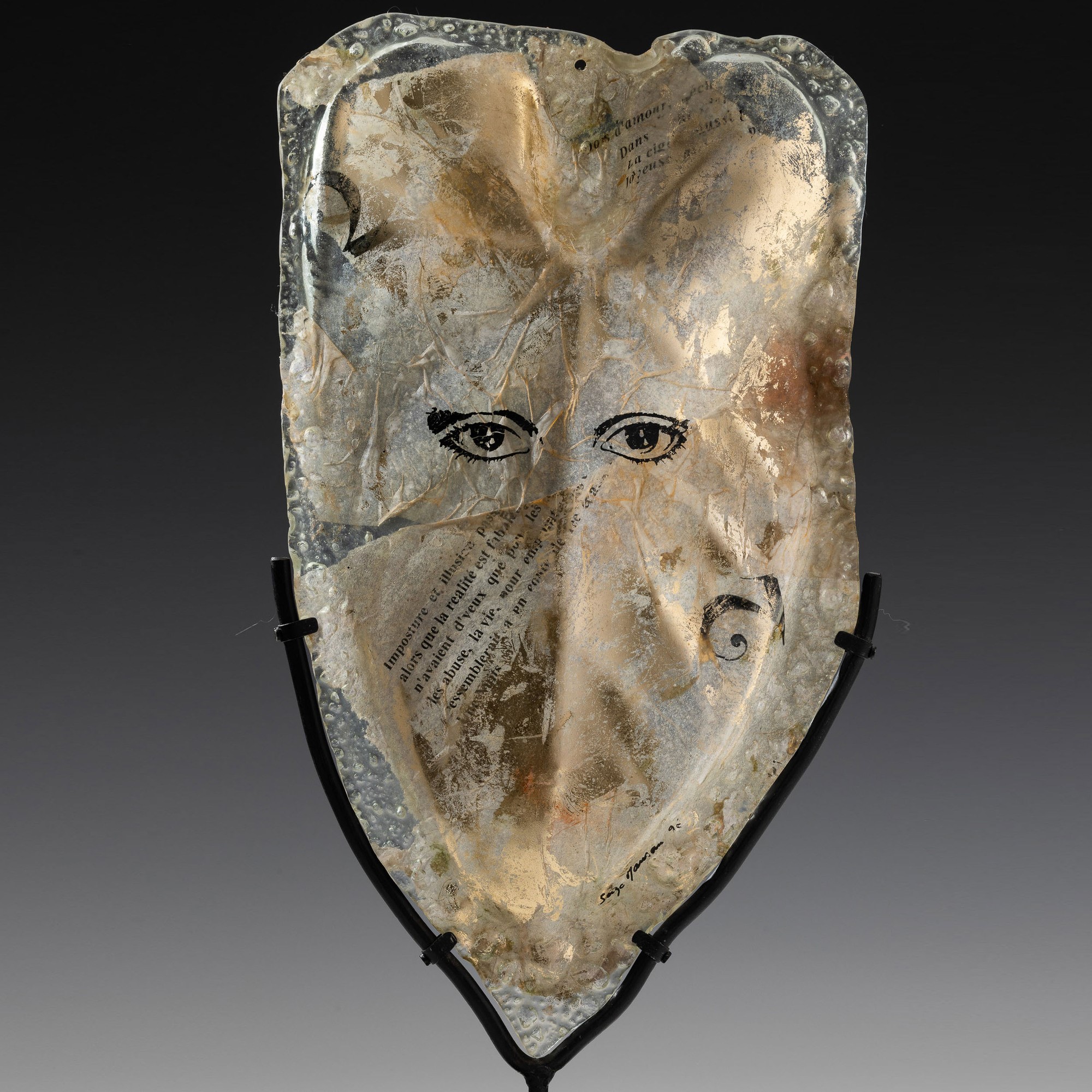 Serge Mansau - 1996 Masque Feuille