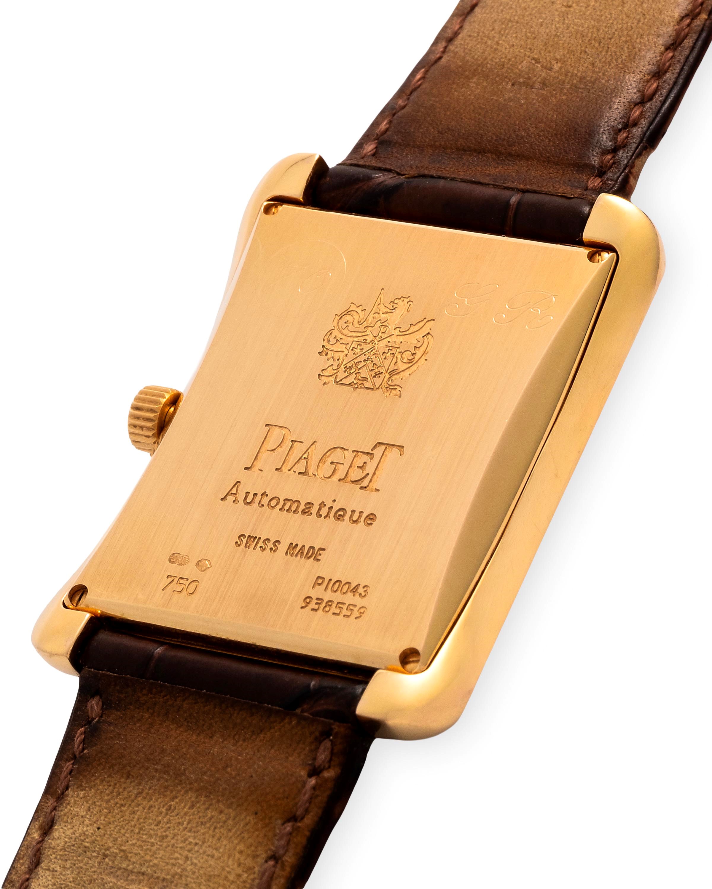 Piaget - Emperador — orologio automatico in oro rosa 18k con quadrante “argenté” e inserti Clous ...
