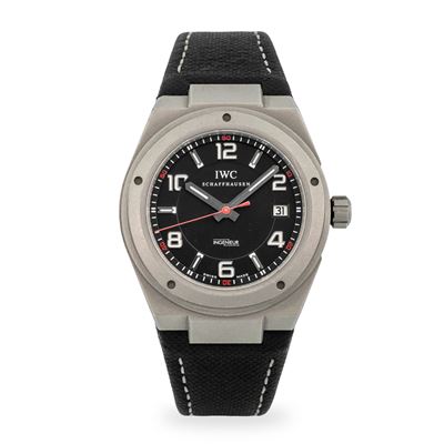Ingenieur AMG ref. IW322702 in titanio, quadrante nero, circa 2008