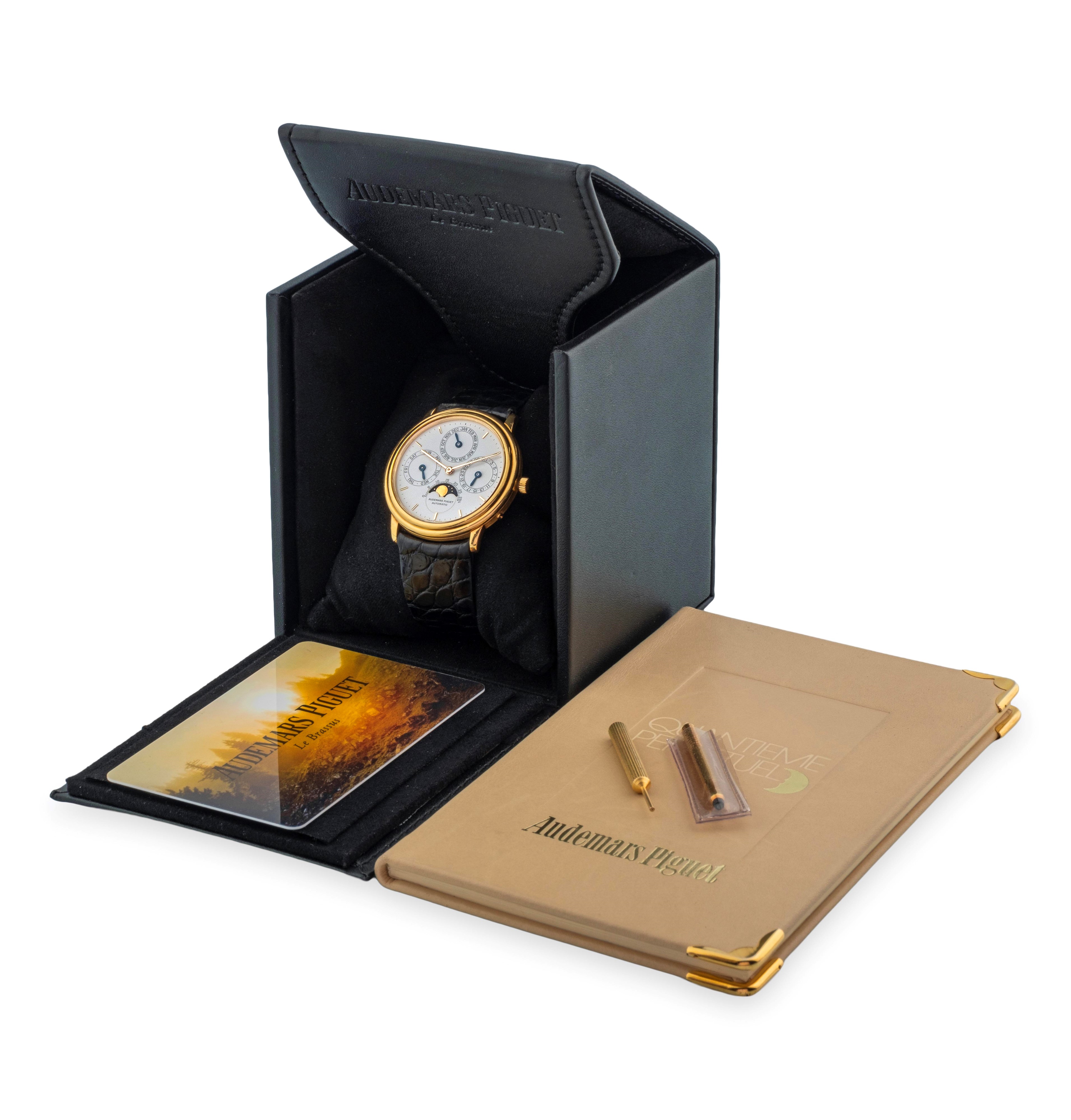 Audemars Piguet - Quantième Perpétuelle ref. 5548BA in oro giallo 18k