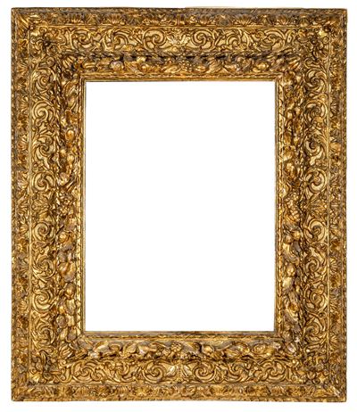 Cornice, legno intagliato e dorato, Italia (Piemonte?), XVIII secolo
