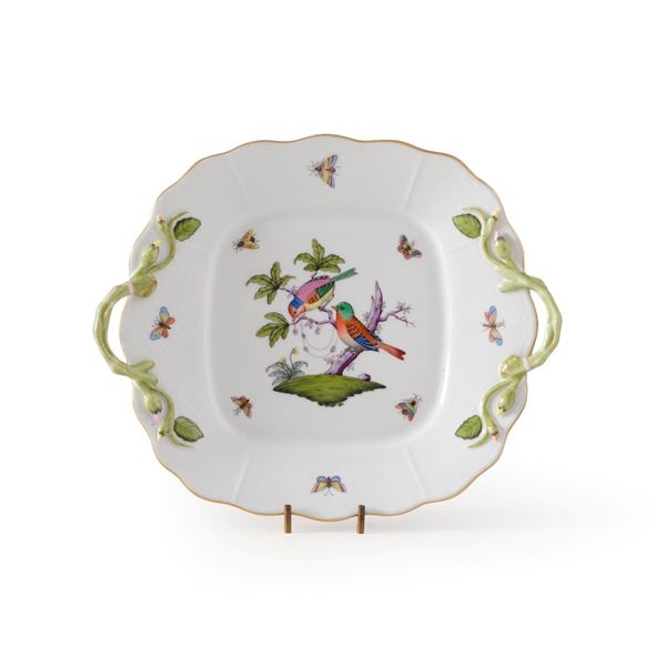 Vassoietto “Rothschild”. Ungheria, Manifattura Herend, XX secolo.