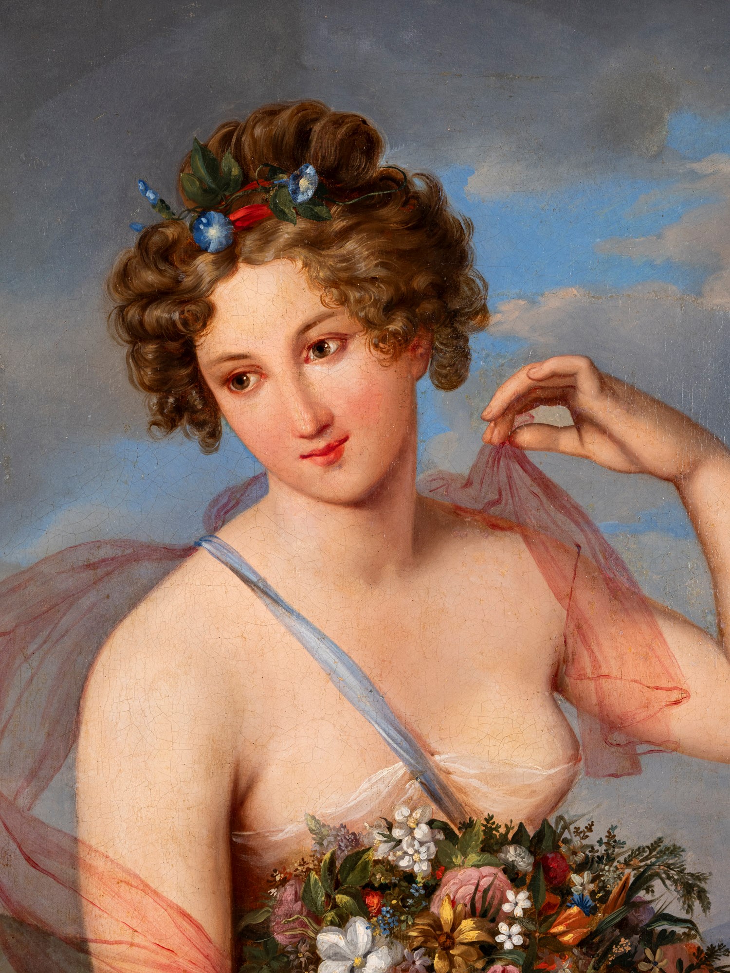 Natale Schiavoni - Allegoria della primavera, olio su tela