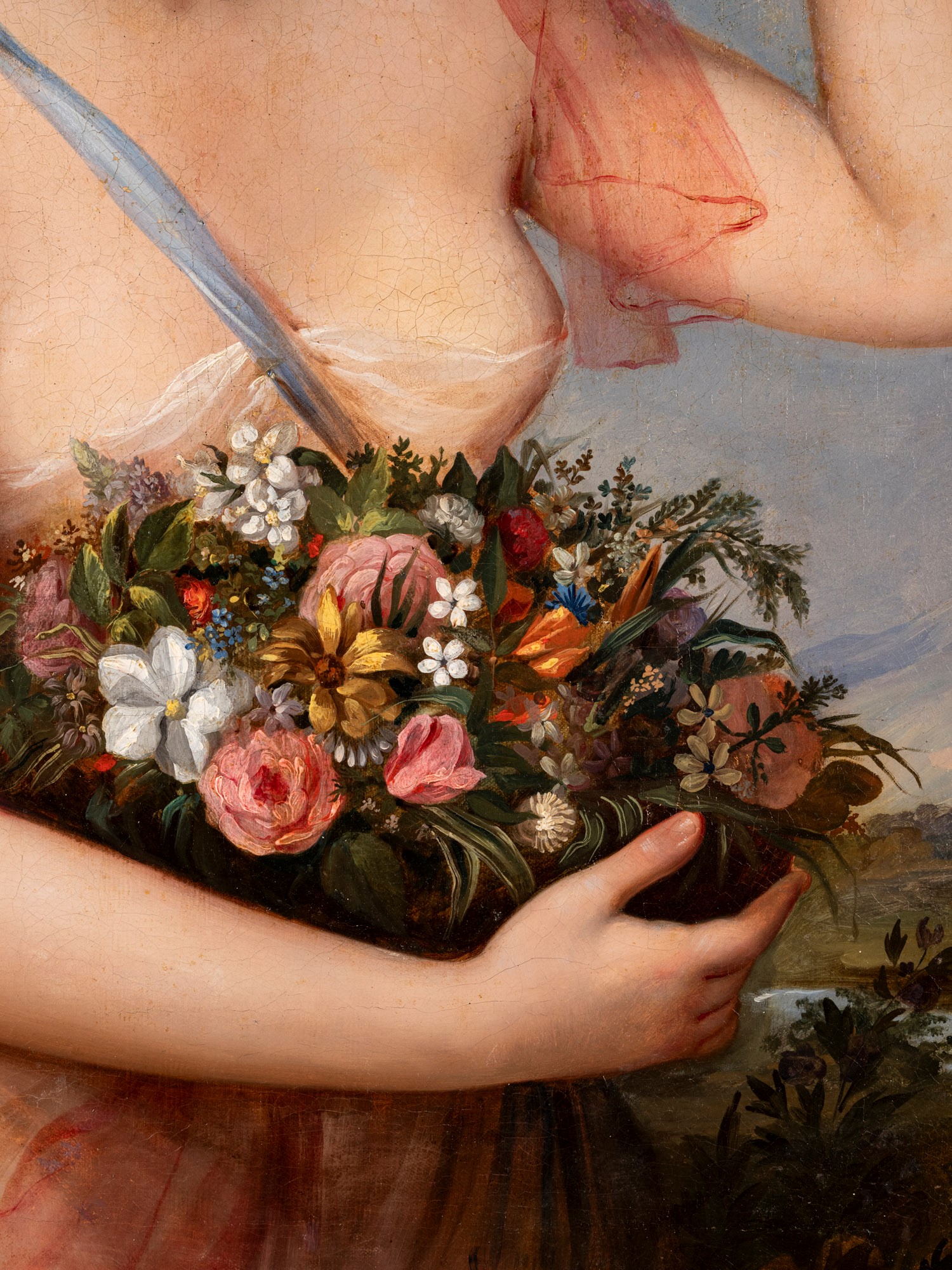 Natale Schiavoni - Allegoria della primavera, olio su tela
