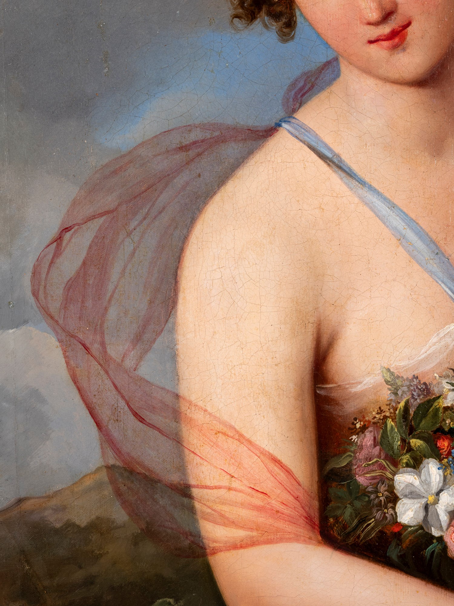 Natale Schiavoni - Allegoria della primavera, olio su tela