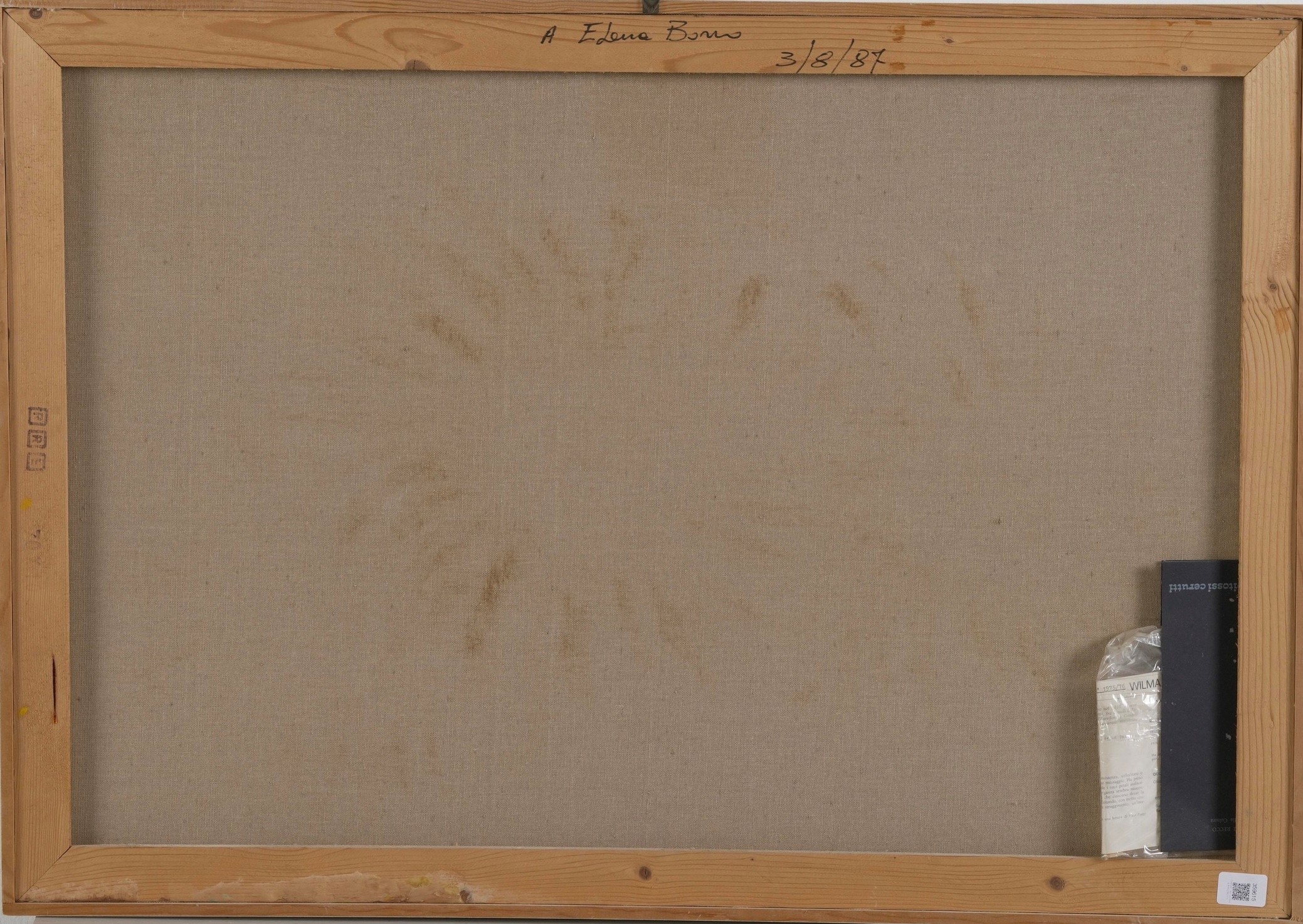 Wilma Bitossi, Girasoli, olio su tela