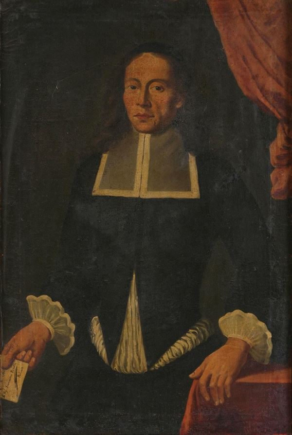 Scuola del XVIII secolo Ritratto di Sebastiano Rinaldi