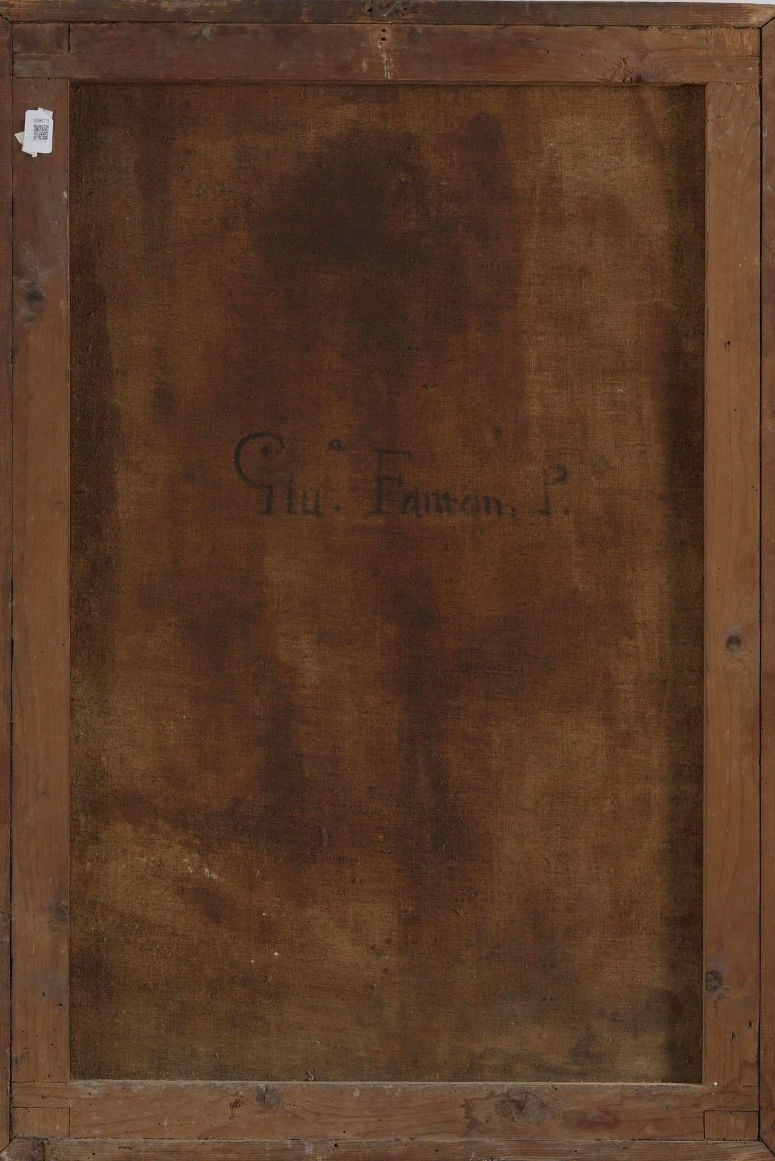 Scuola del XVIII secolo, Ritratto di Sebastiano Rinaldi, olio su tela