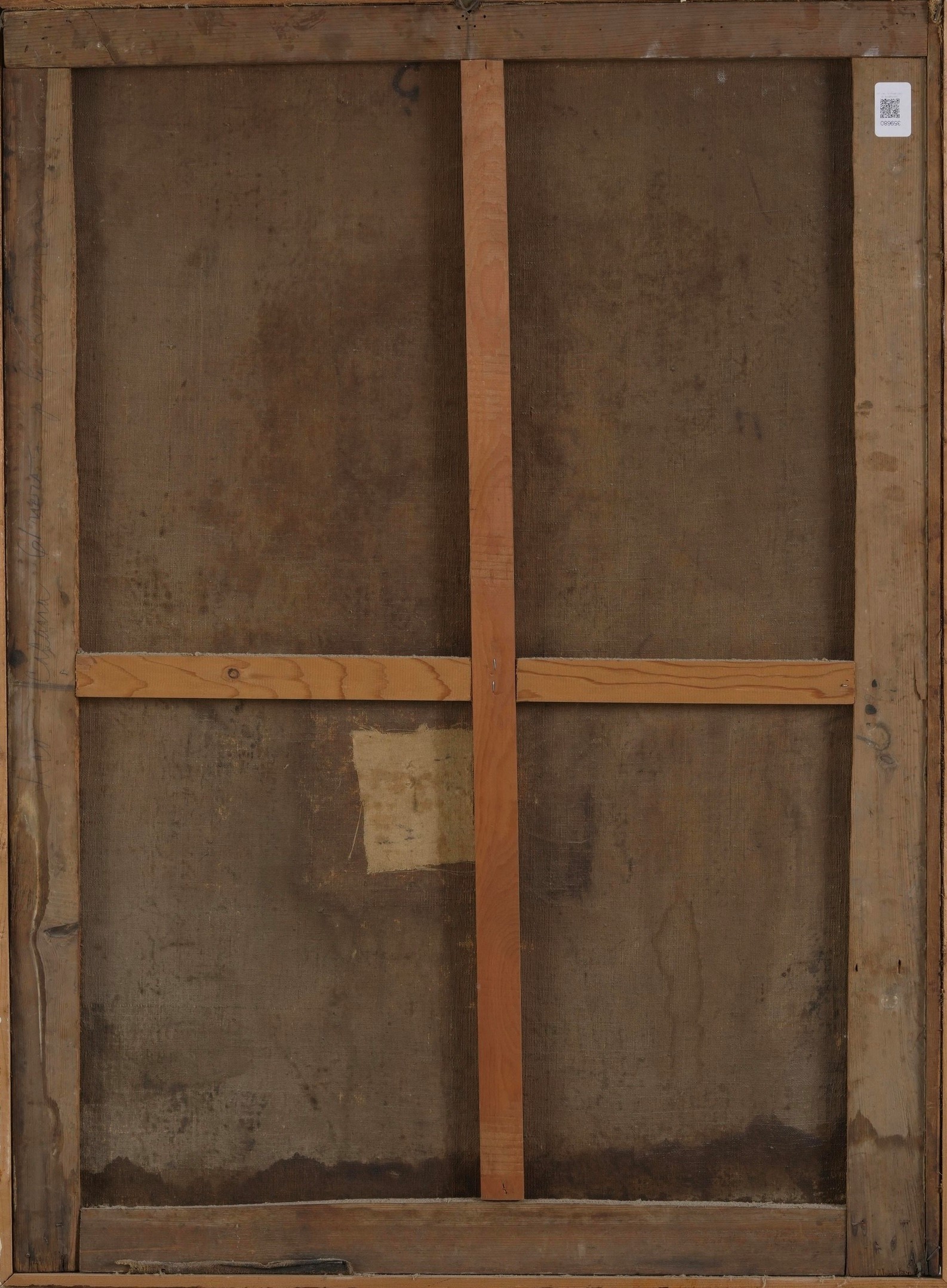 Scuola lombarda del XVIII secolo, Suonatore di cornamusa, olio su tela