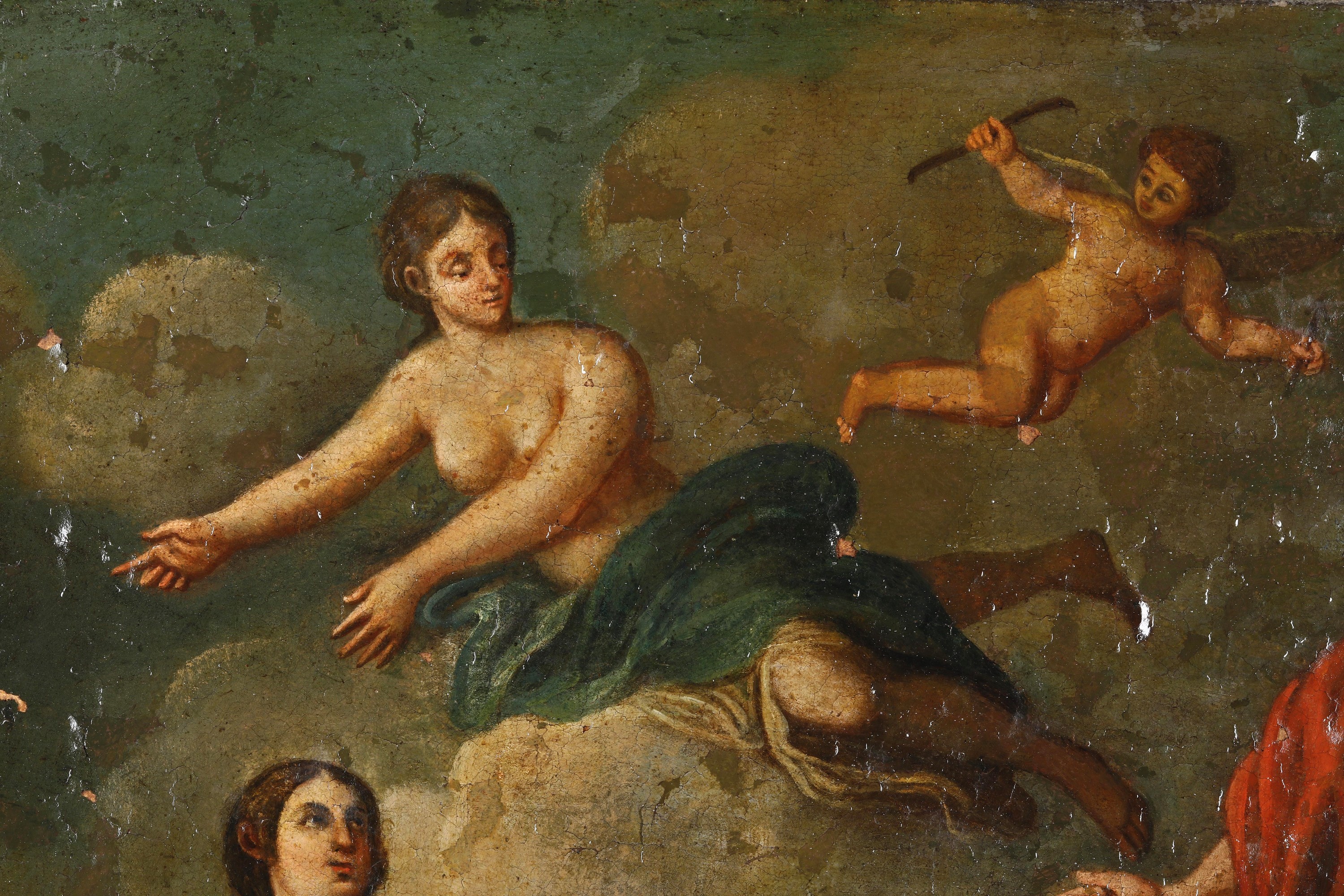 Scuola del XVIII secolo, Bacco e Arianna, olio su tela