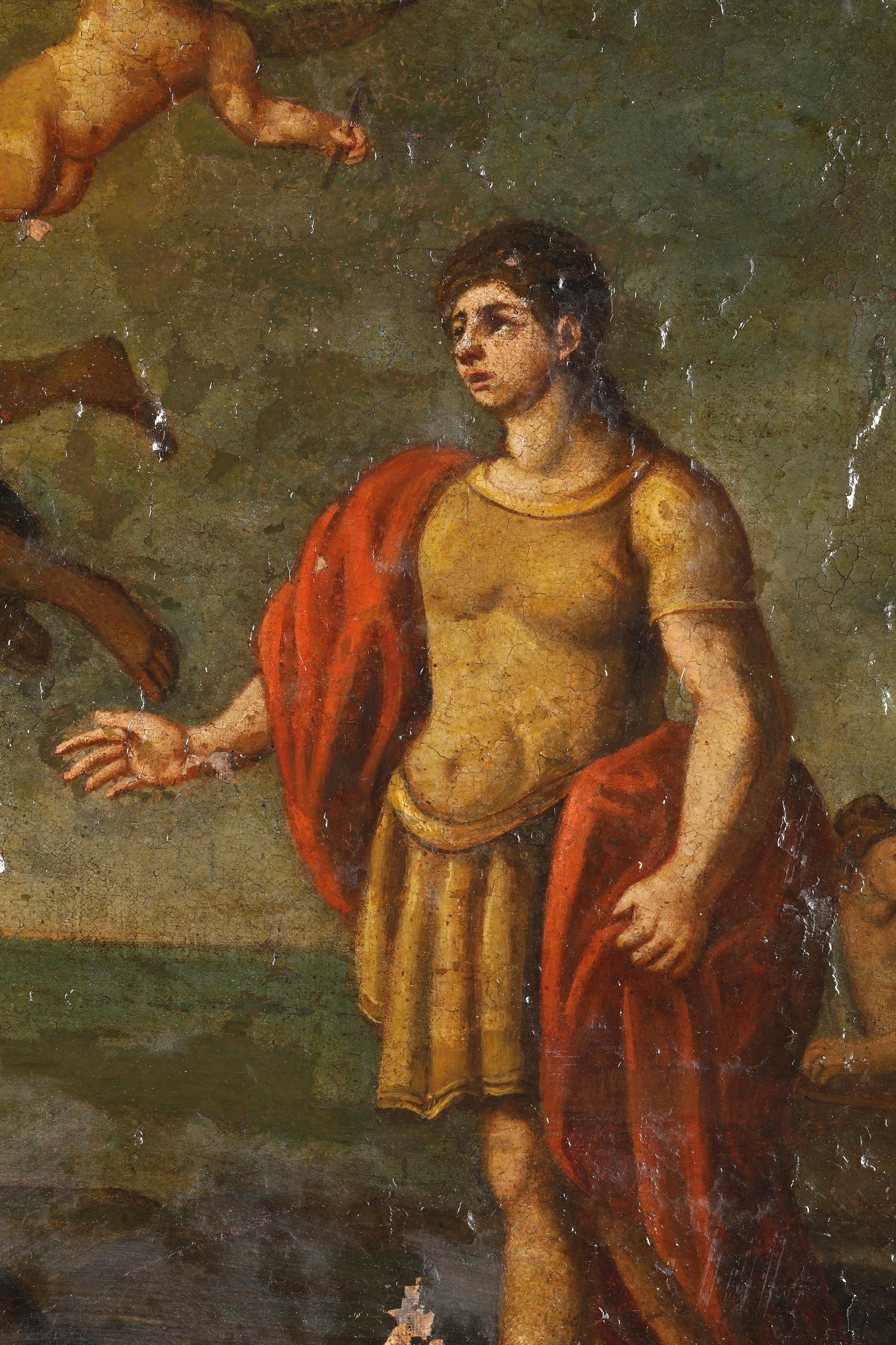Scuola del XVIII secolo, Bacco e Arianna, olio su tela