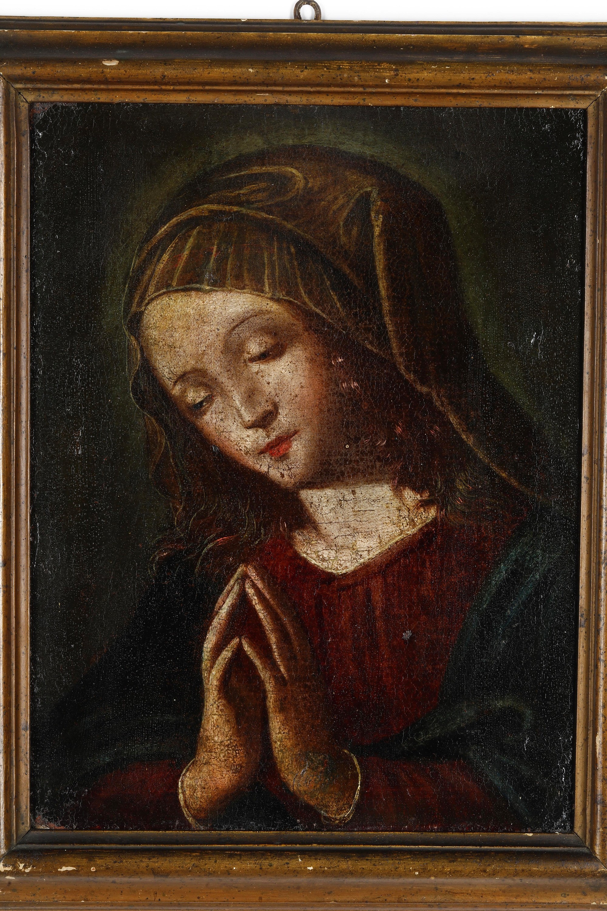 Scuola marchigiana del XVII-XVIII secolo, Vergine orante, olio su tela