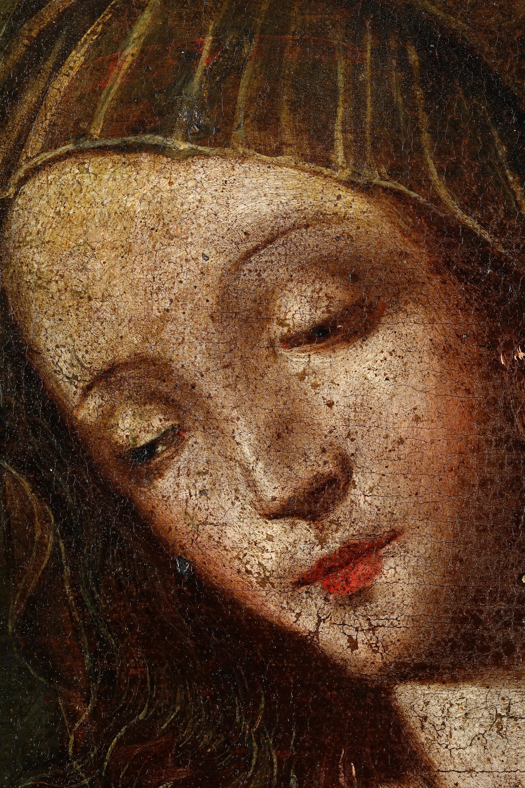 Scuola marchigiana del XVII-XVIII secolo, Vergine orante, olio su tela