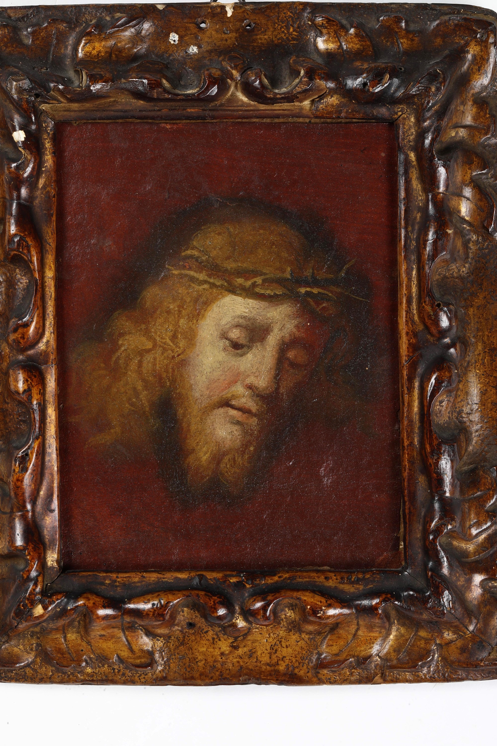 Scuola del XVIII secolo Volto di Cristo