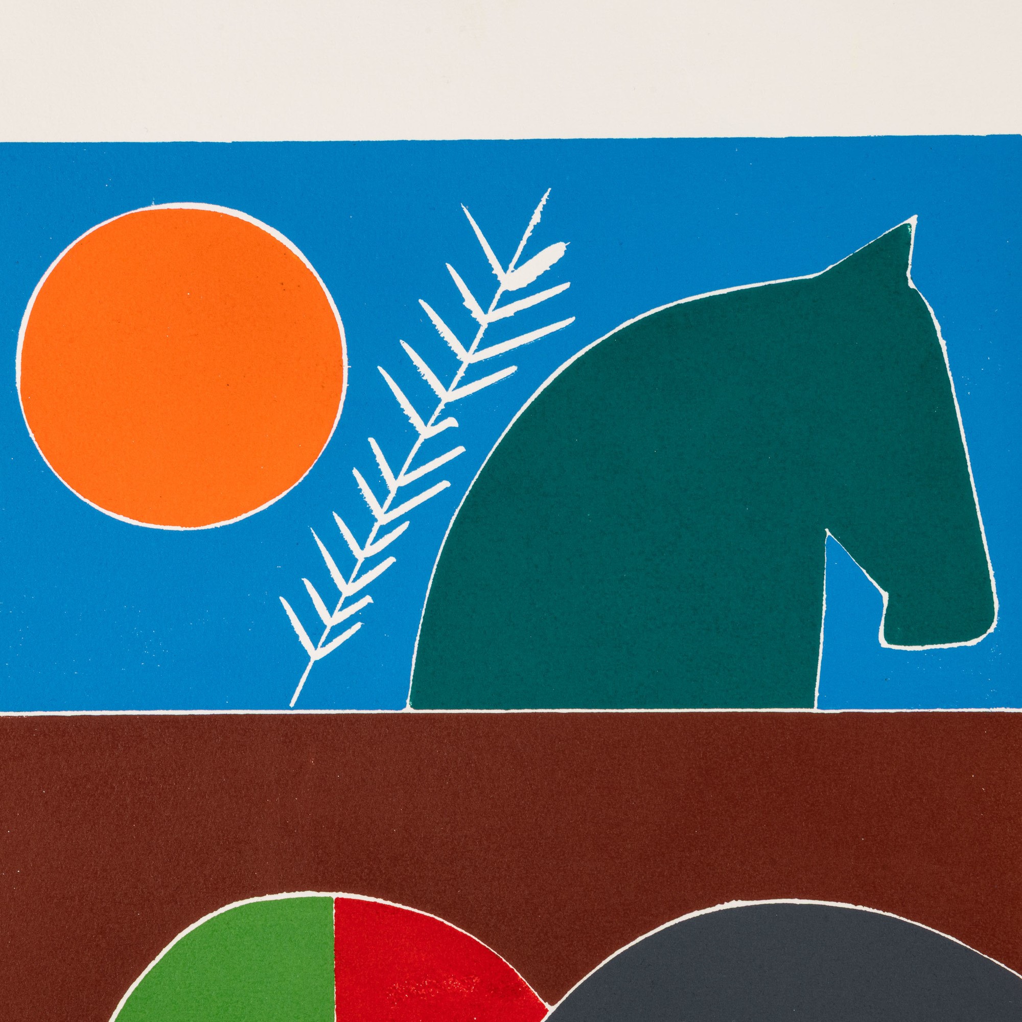 Mimmo Paladino - Canto all'alba, litografia