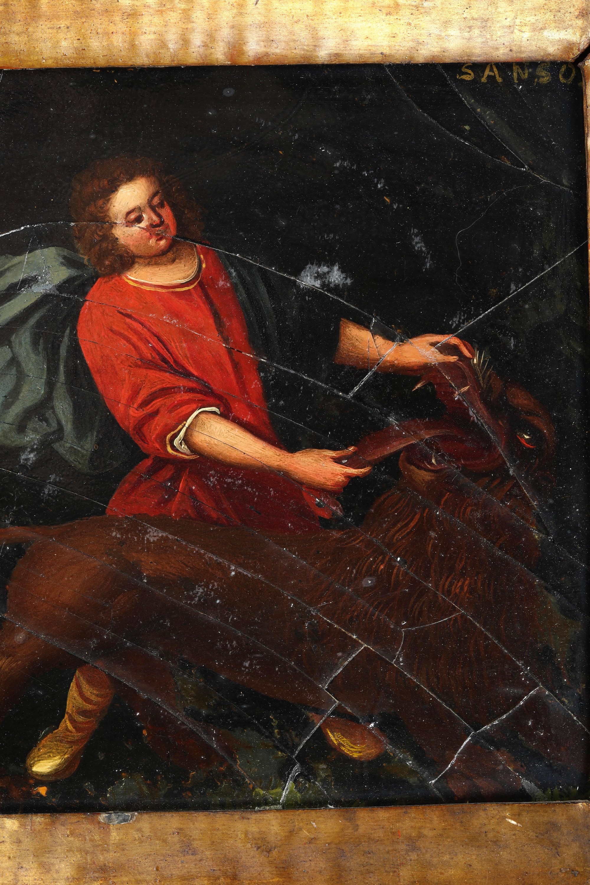 Scuola del XVII secolo Episodi della vita di Sansone