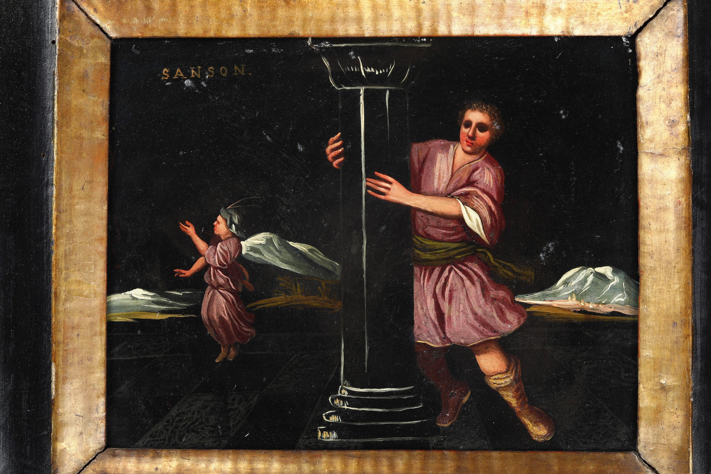 Scuola del XVII secolo Episodi della vita di Sansone