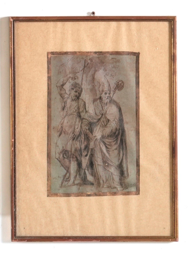 Due disegni, soggetti mitologici, matita e penna su carta
