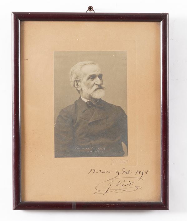Giuseppe Verdi - Autografo