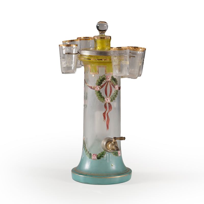 Set da liquore in vetro  - Auction Antiques - Cambi Casa d'Aste