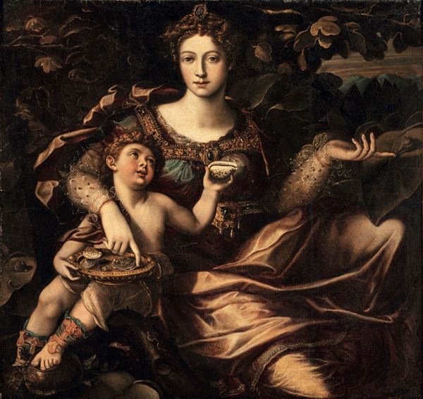 Artista toscano della fine del XVI secolo Allegoria della Feritilità
