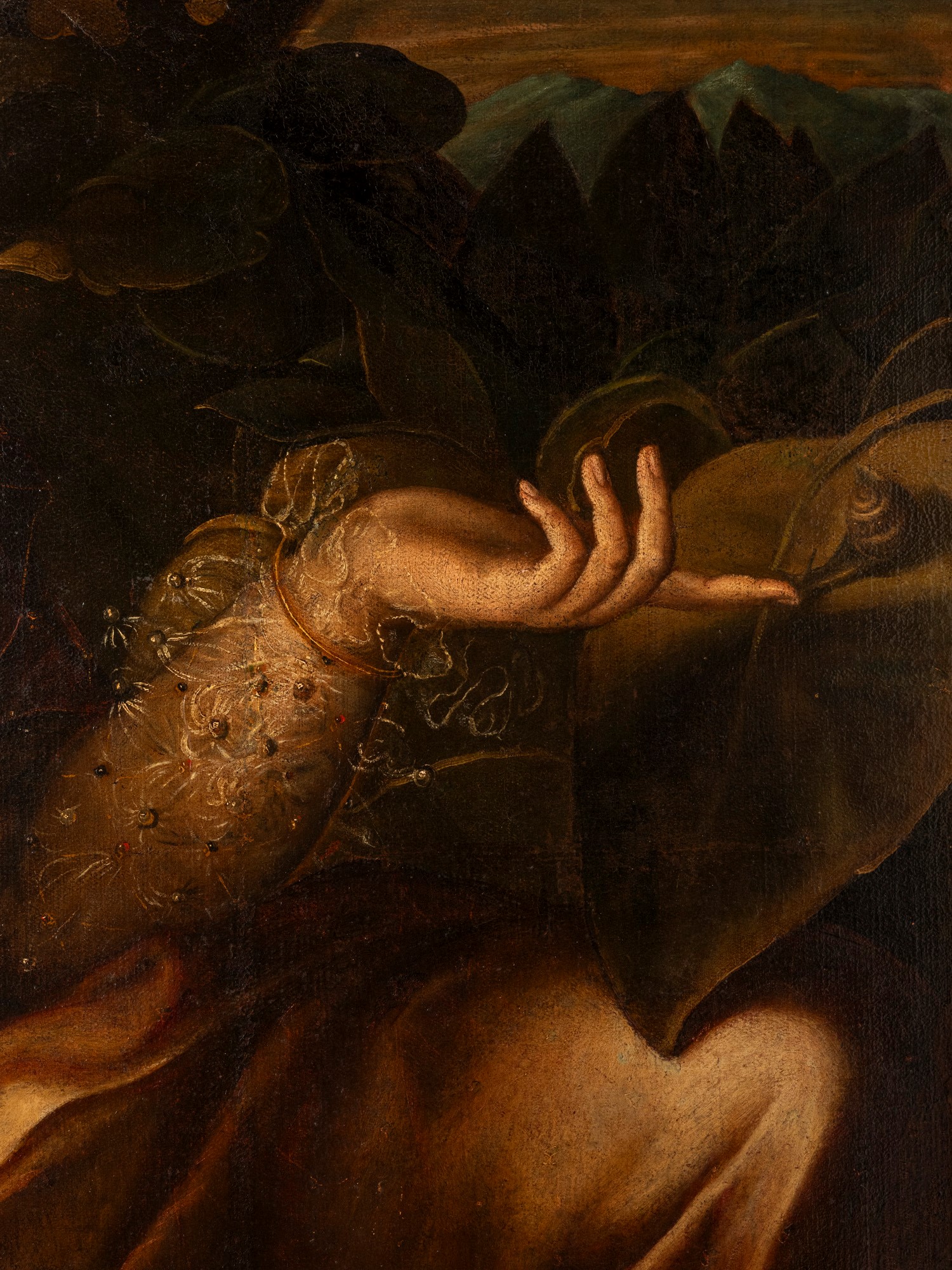 Artista toscano della fine del XVI secolo, Allegoria della Fertilità (olio su tela)