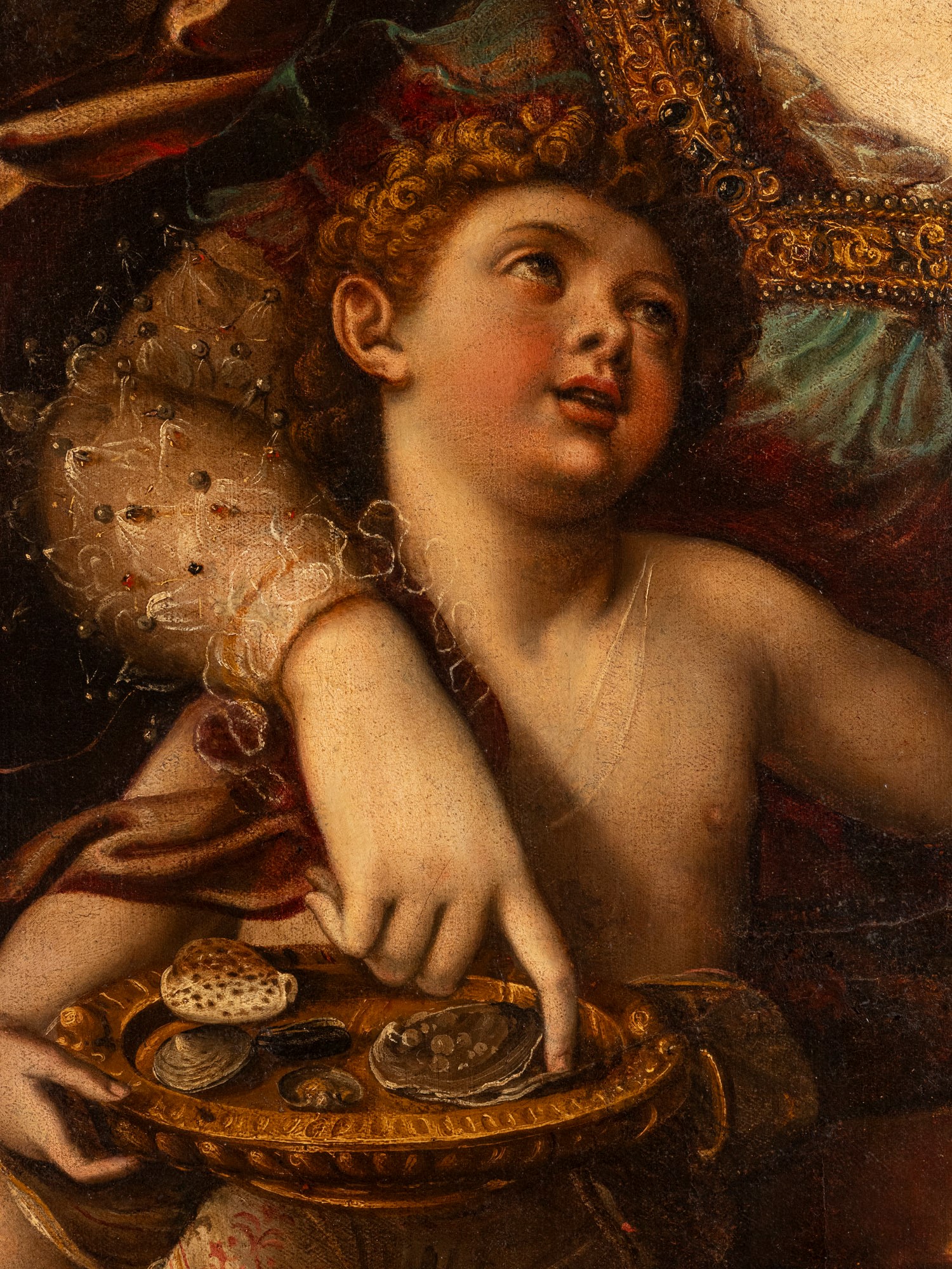 Artista toscano della fine del XVI secolo, Allegoria della Fertilità (olio su tela)